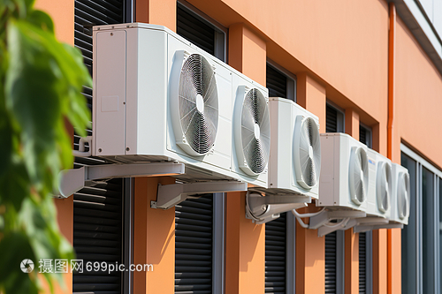 戶外的空調(diào)機